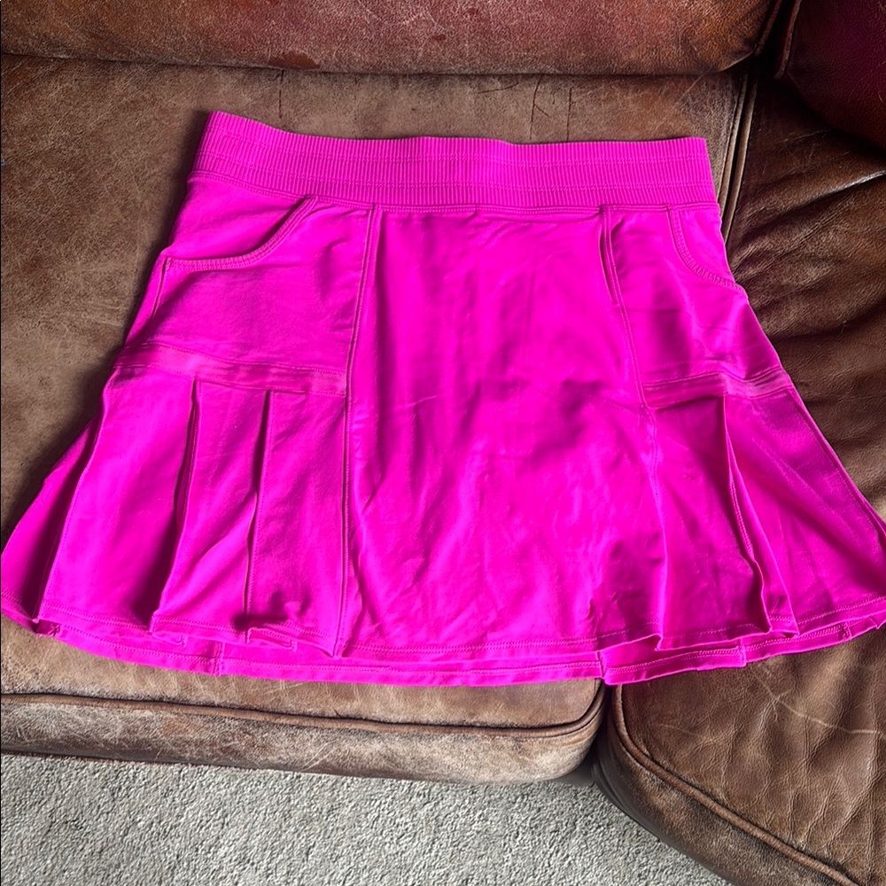 Athleta Vivid Pink Mini Skirt